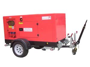  Generador industrial montado sobre trailer 15—500kVA 